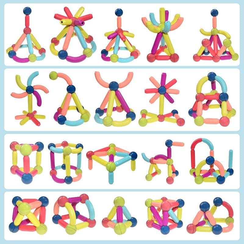 BuildGenix - Lehrreiches Magnetstab-Set