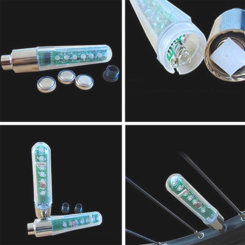 GlowRide - LED-Fahrrad-Reifenlichter