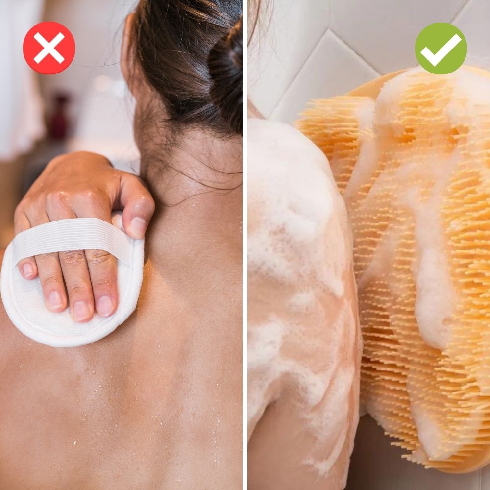 FreshReach - Rücken- und Fußschrubber für die Dusche