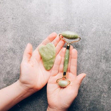 Radiant Jade Glow Gesichtsroller-Set