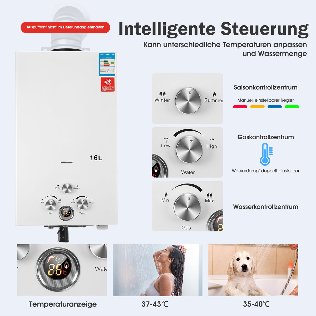 EverWarm – LPG-Warmwasserbereiter