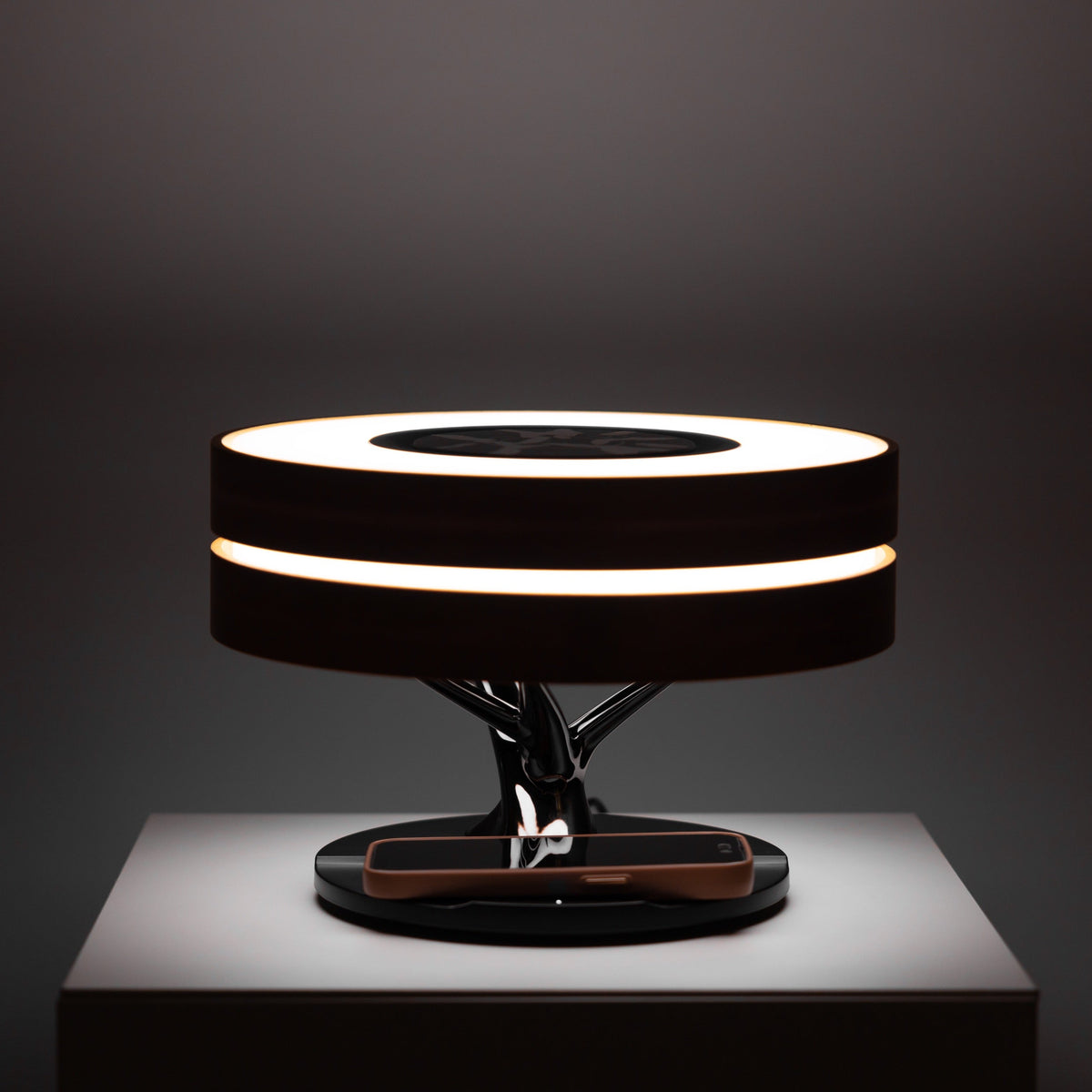 GlowCharge Fusion - 3-in-1 Moderne Tischleuchte