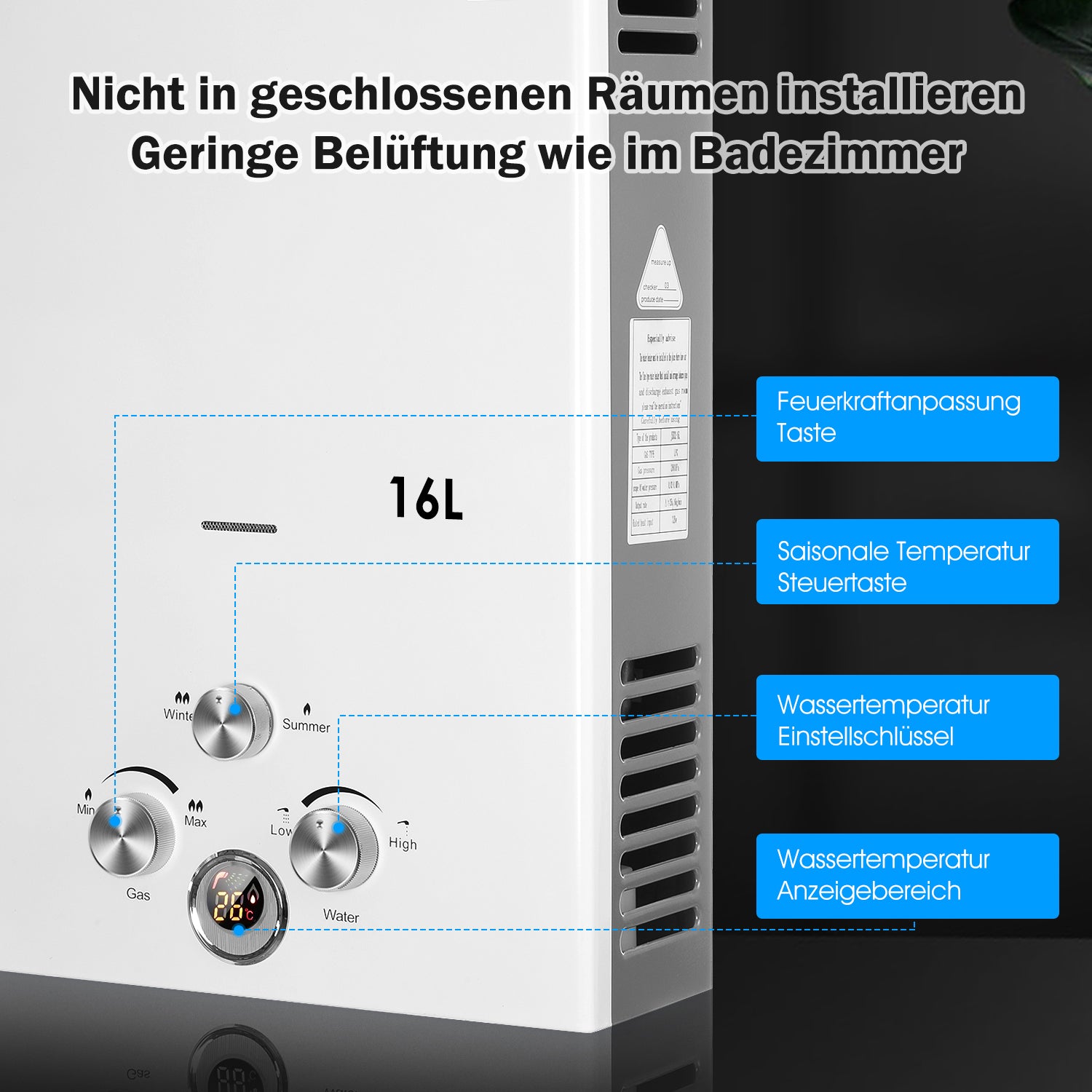 EverWarm – LPG-Warmwasserbereiter