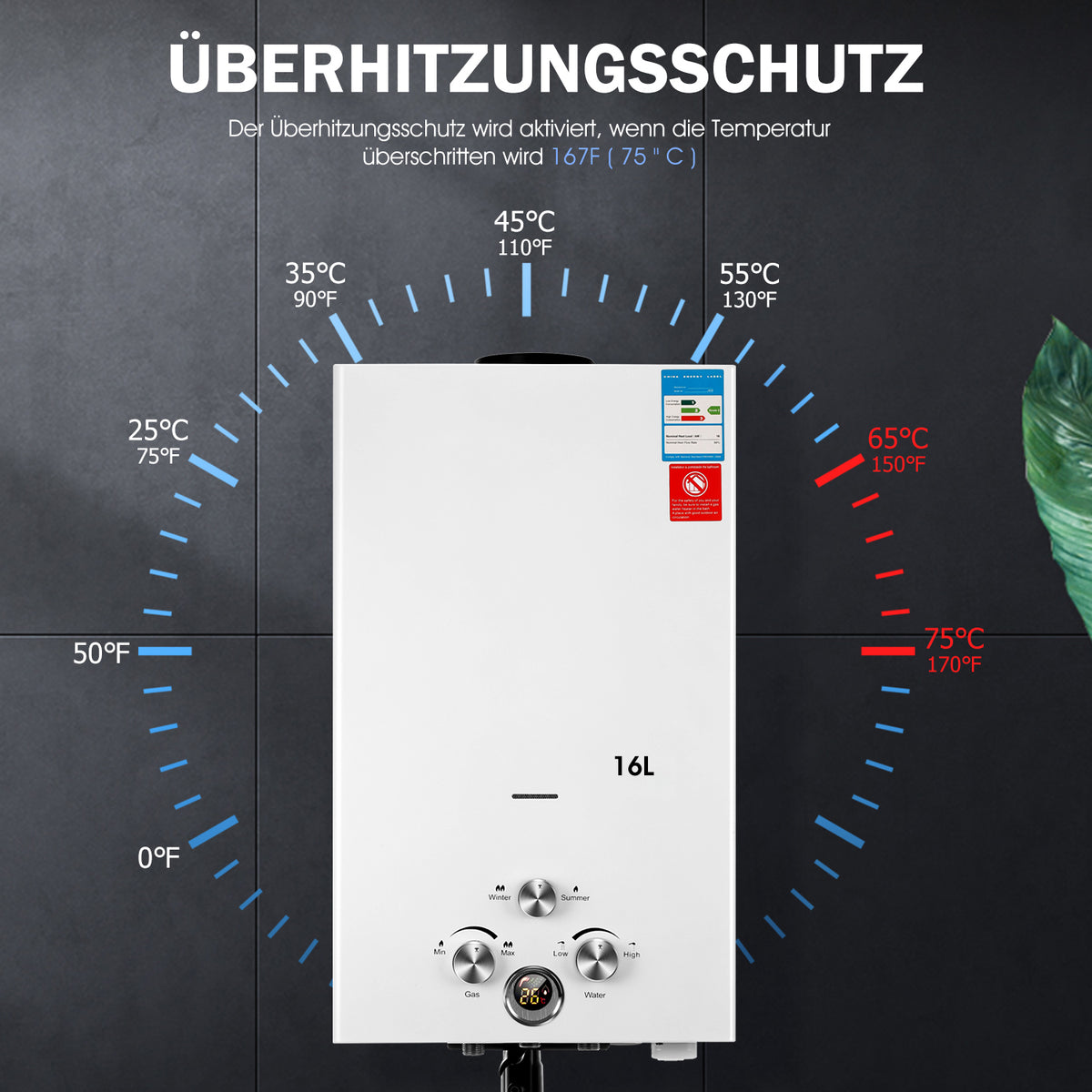 EverWarm – LPG-Warmwasserbereiter