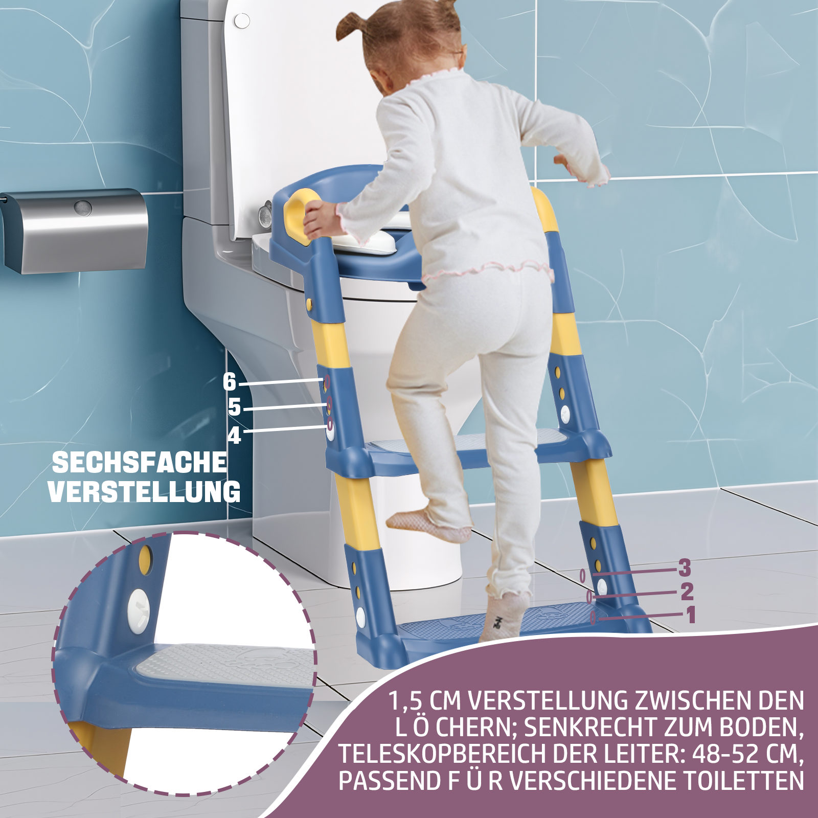TippySteps - Kindertoilette mit Treppe