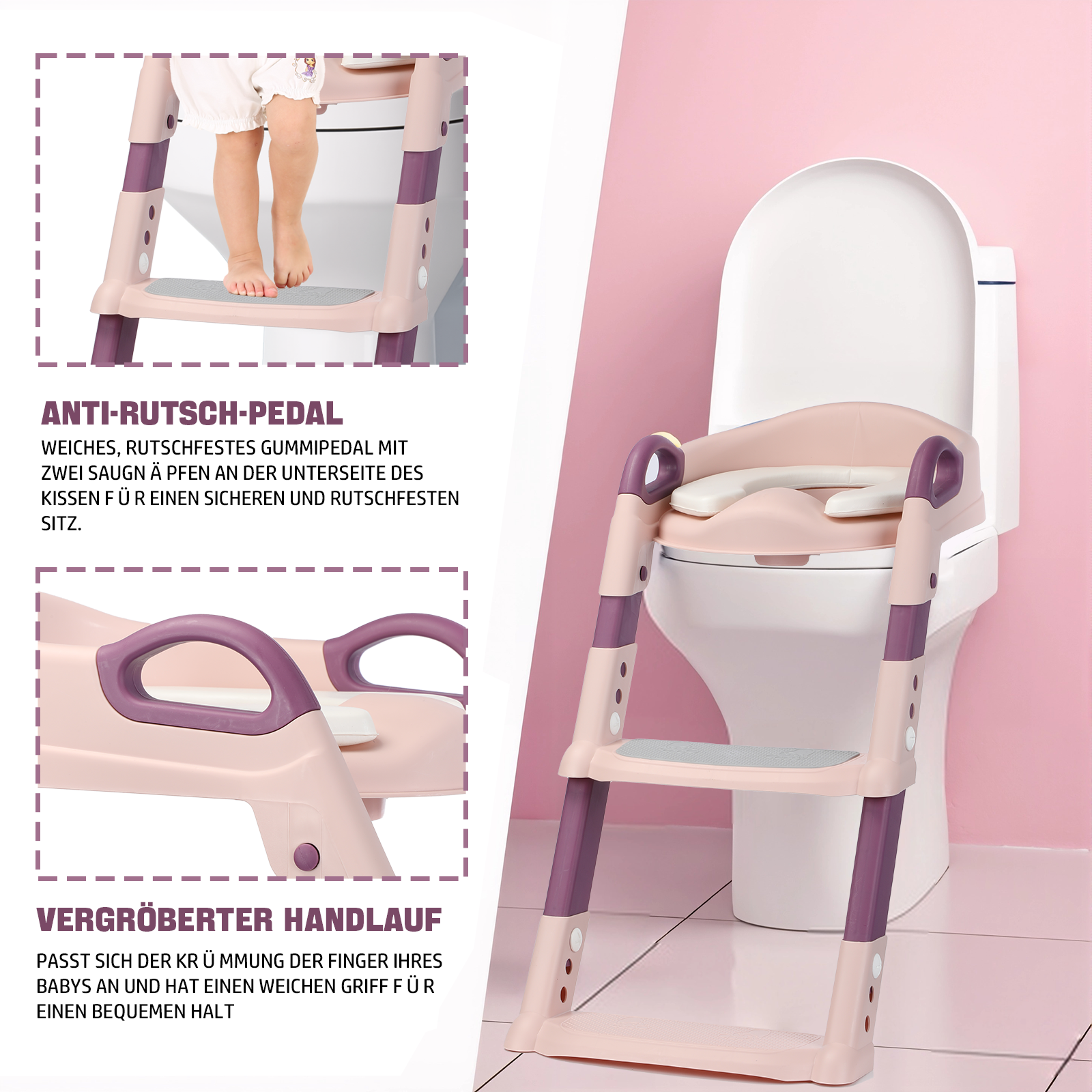 TippySteps - Kindertoilette mit Treppe