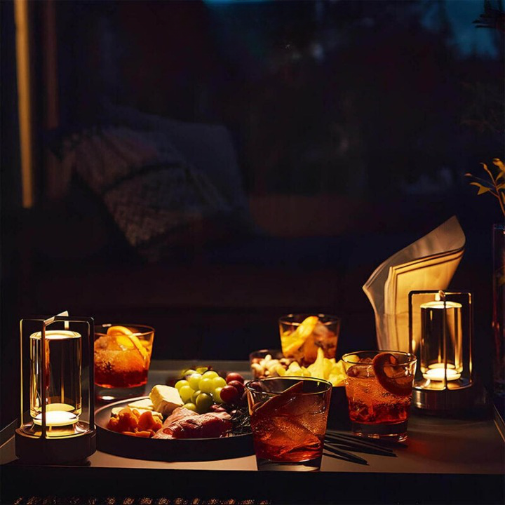 LuminaGlow - Luxaura LED Tischleuchte kabellos