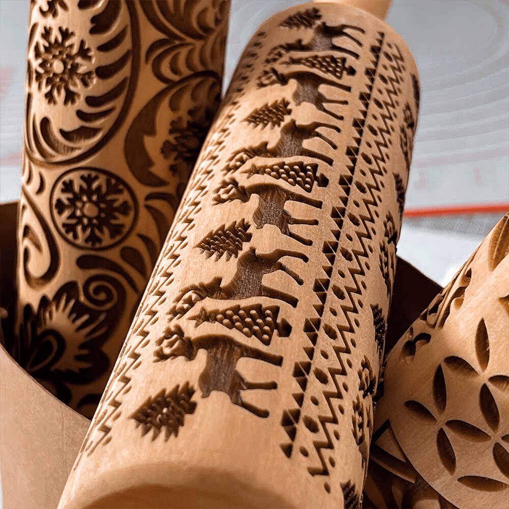 DesignMaster Geprägter Nudelholz