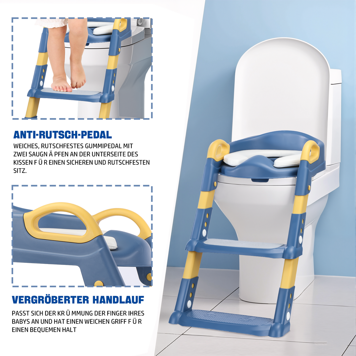 TippySteps - Kindertoilette mit Treppe