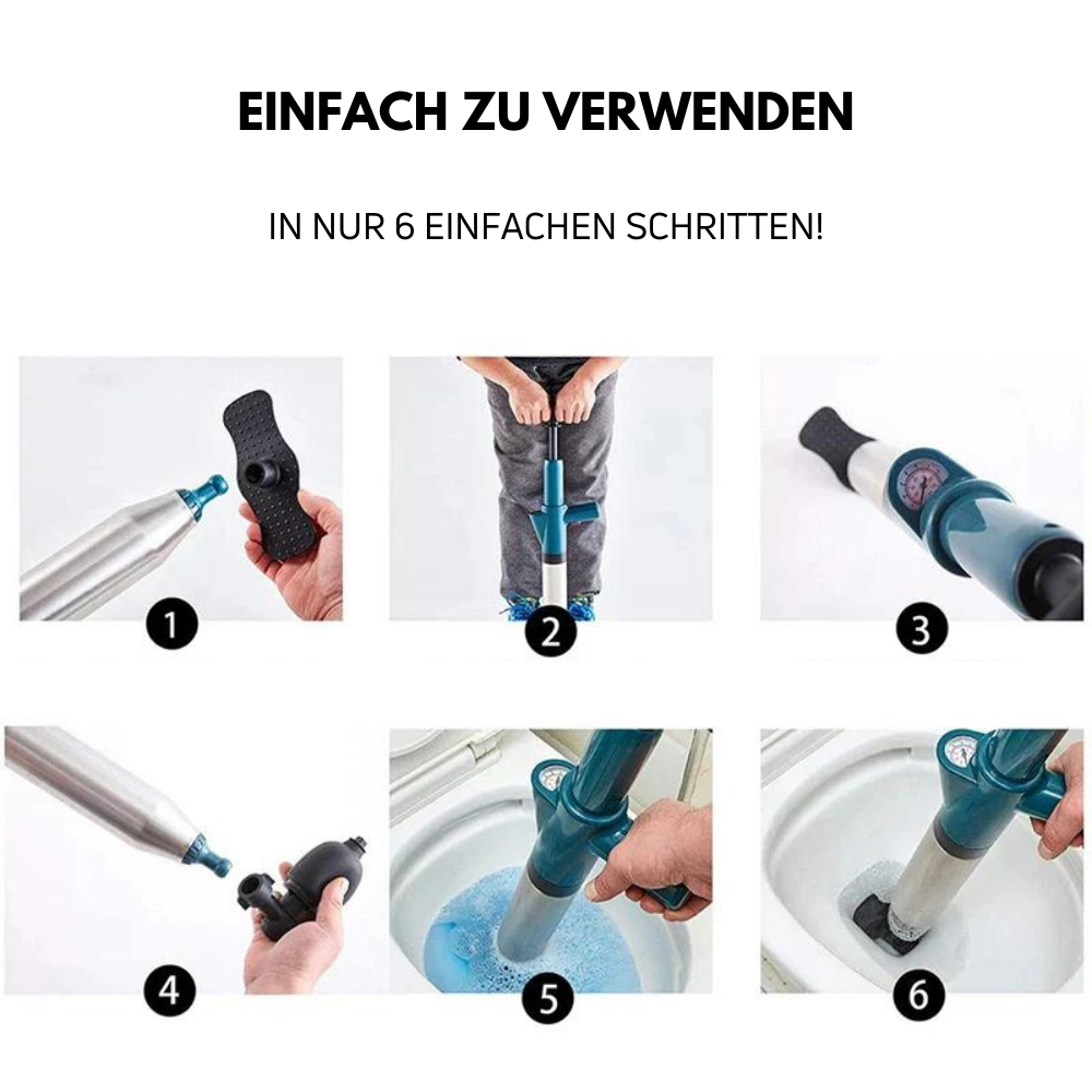 FlowMaster Rohrreiniger  - Einfacher Verstopfungslöser für die Hausinstallation