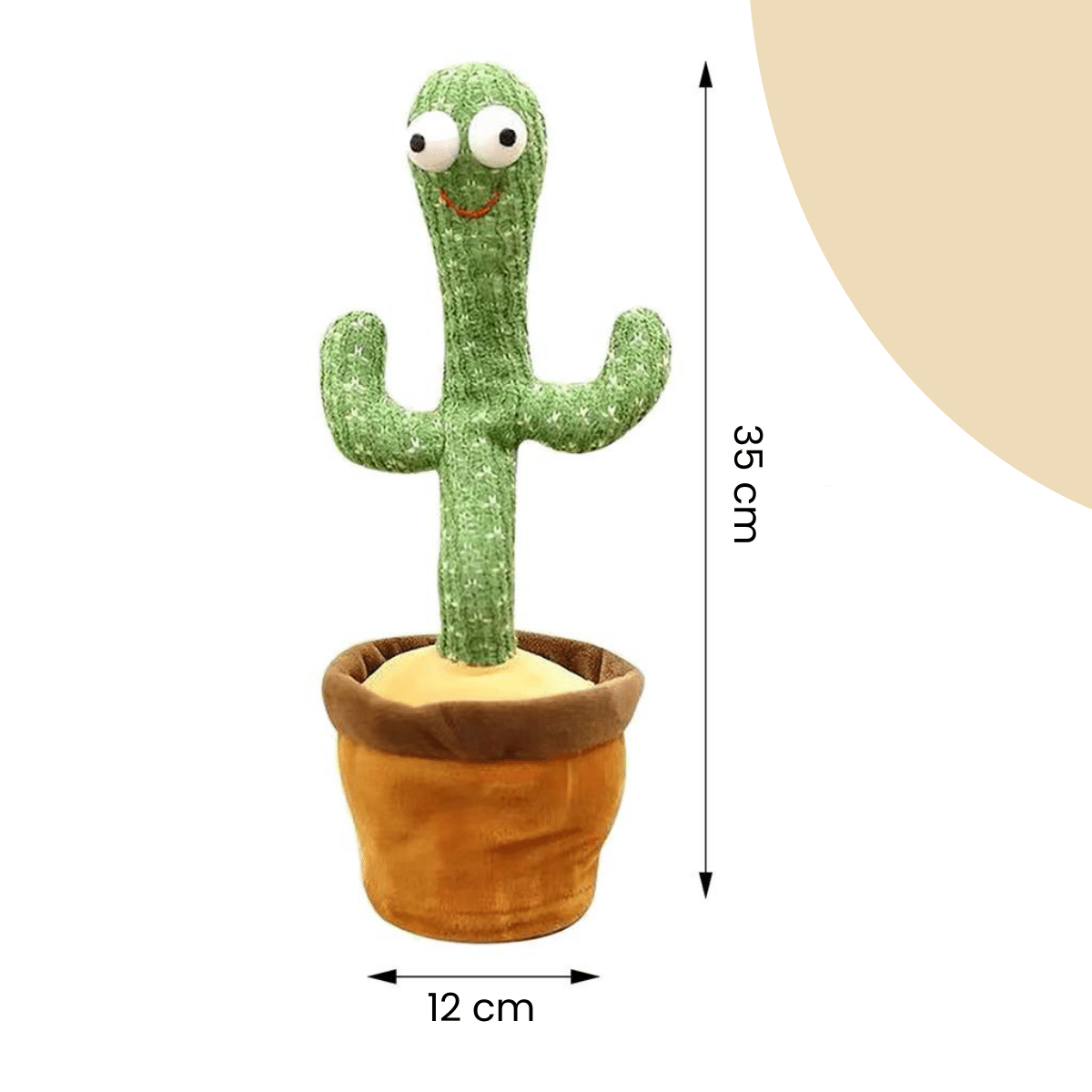 GroovyCactus Plüschtier - Interaktiver tanzender Kaktus für Kinder