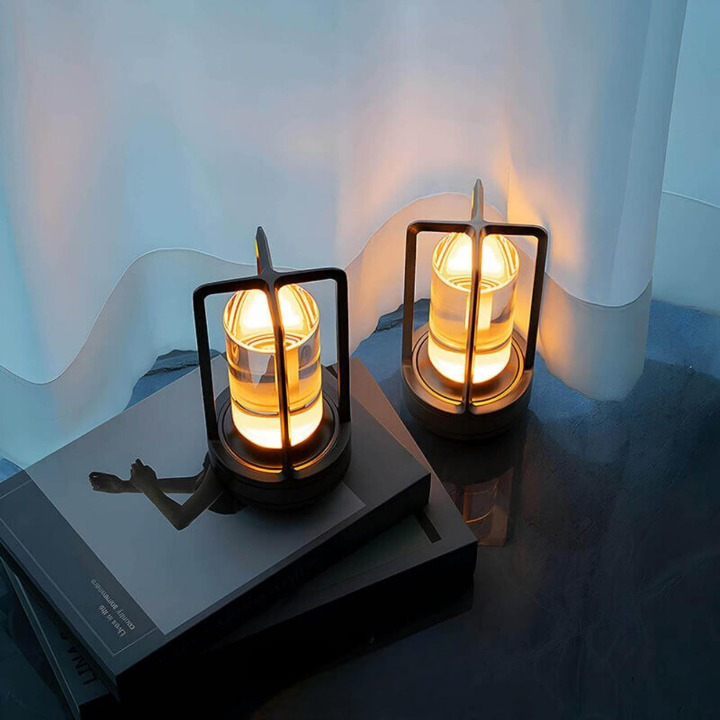 LuminaGlow - Luxaura LED Tischleuchte kabellos