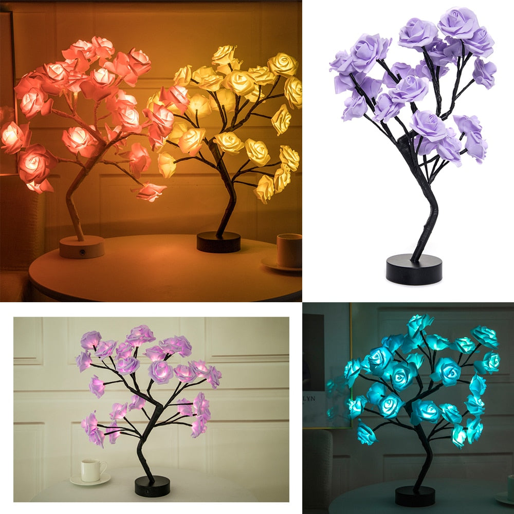 RoseGlow LED-Lampe