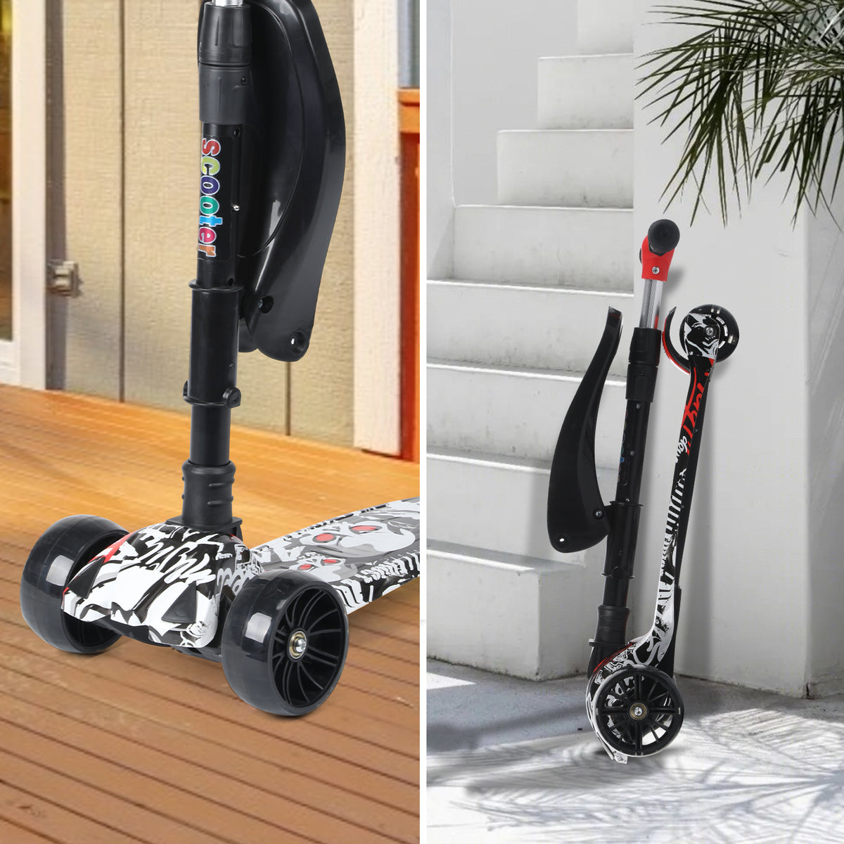 SwiftRide - Kinder Roller mit LED Rädern