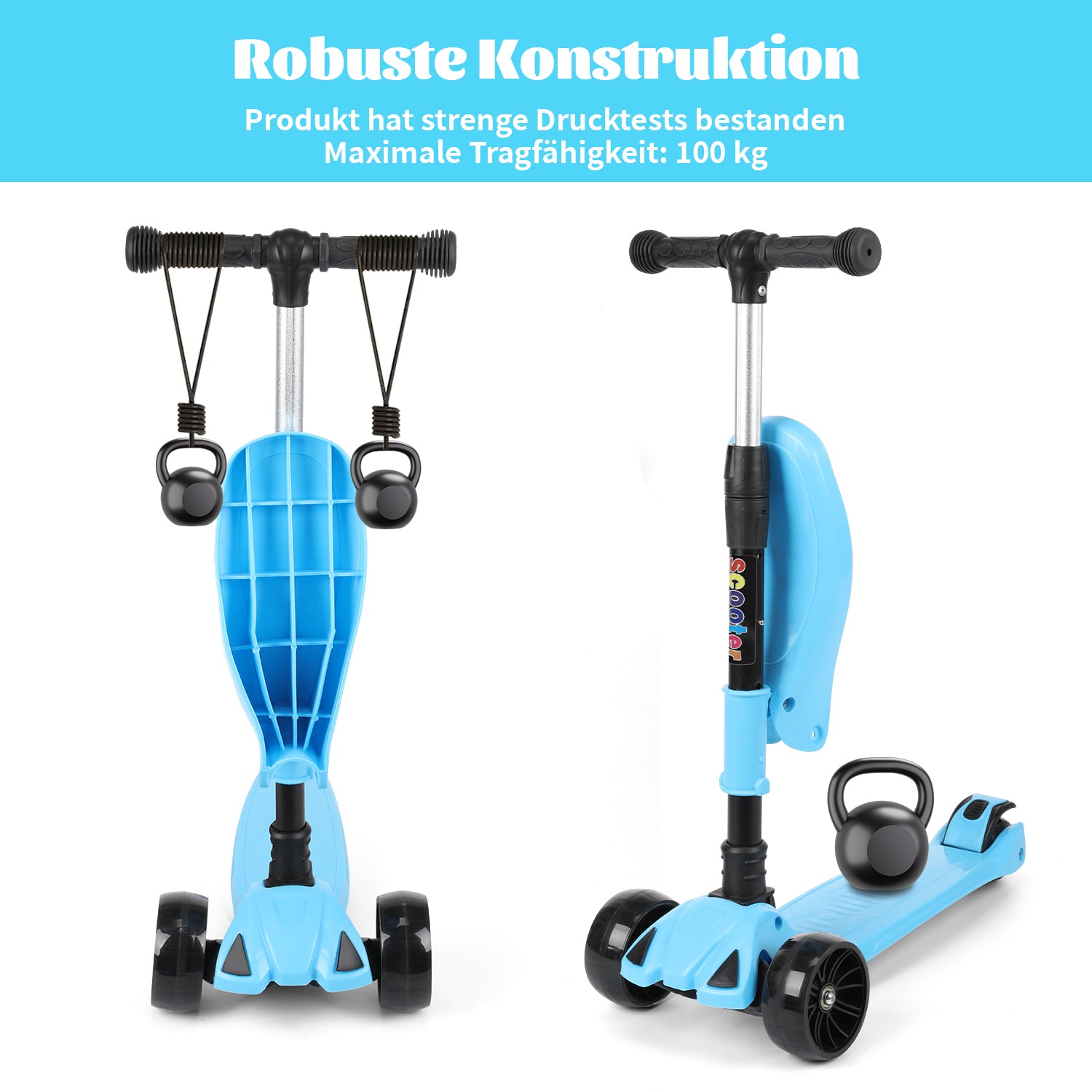 SwiftRide - Kinder Roller mit LED Rädern