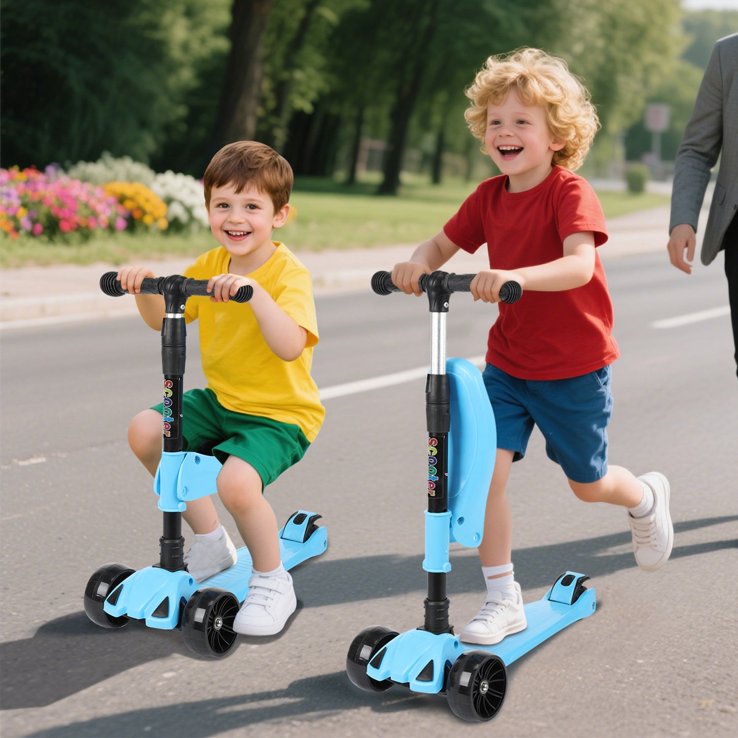 SwiftRide - Kinder Roller mit LED Rädern