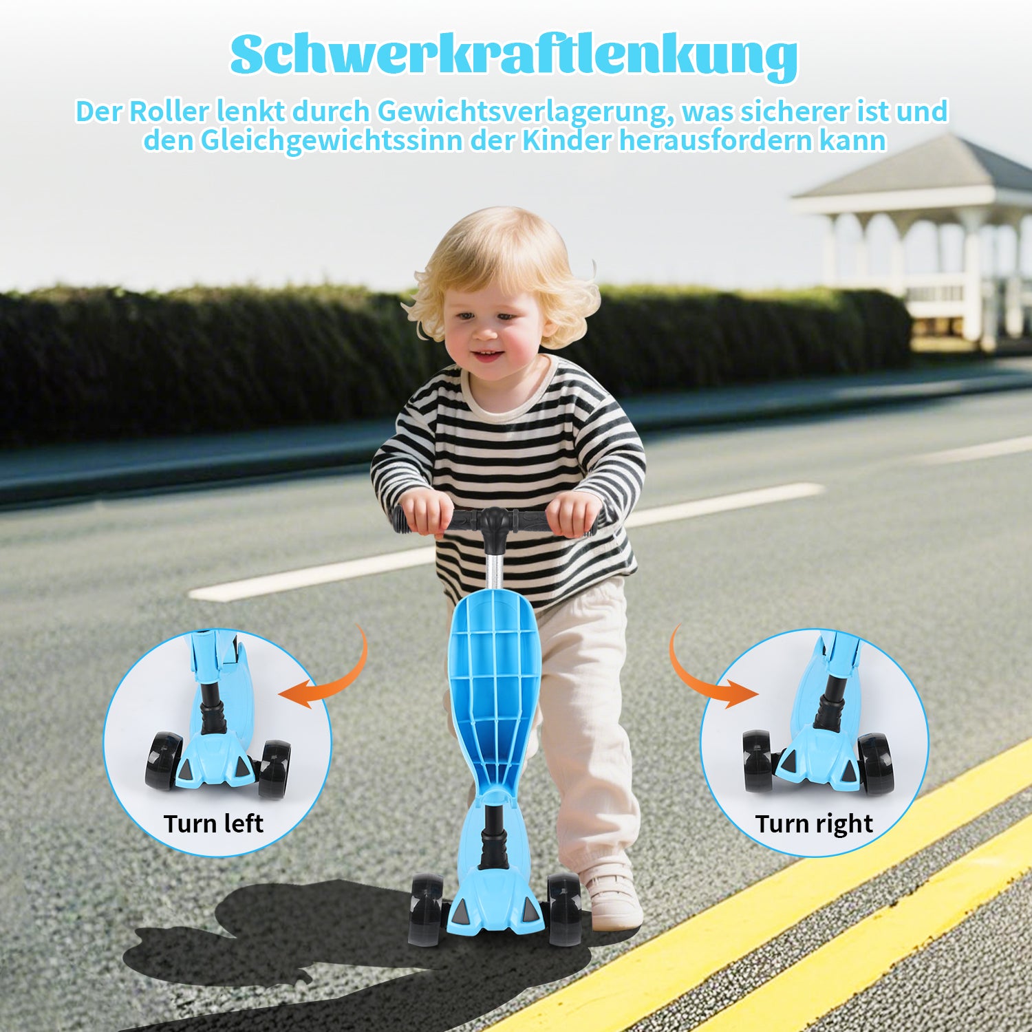 SwiftRide - Kinder Roller mit LED Rädern