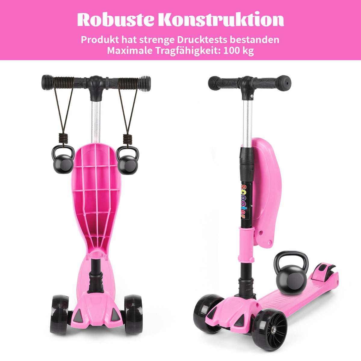 SwiftRide - Kinder Roller mit LED Rädern