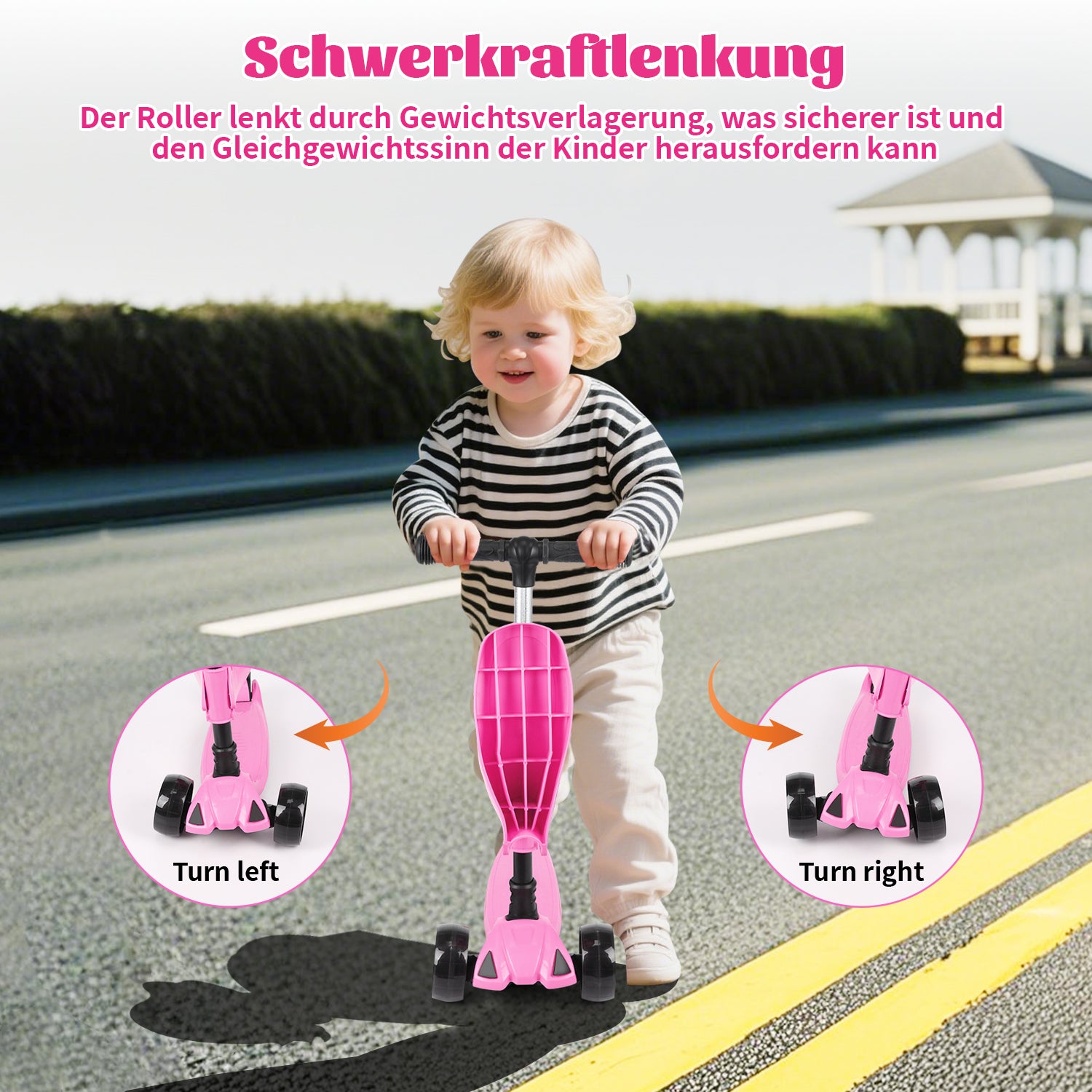 SwiftRide - Kinder Roller mit LED Rädern