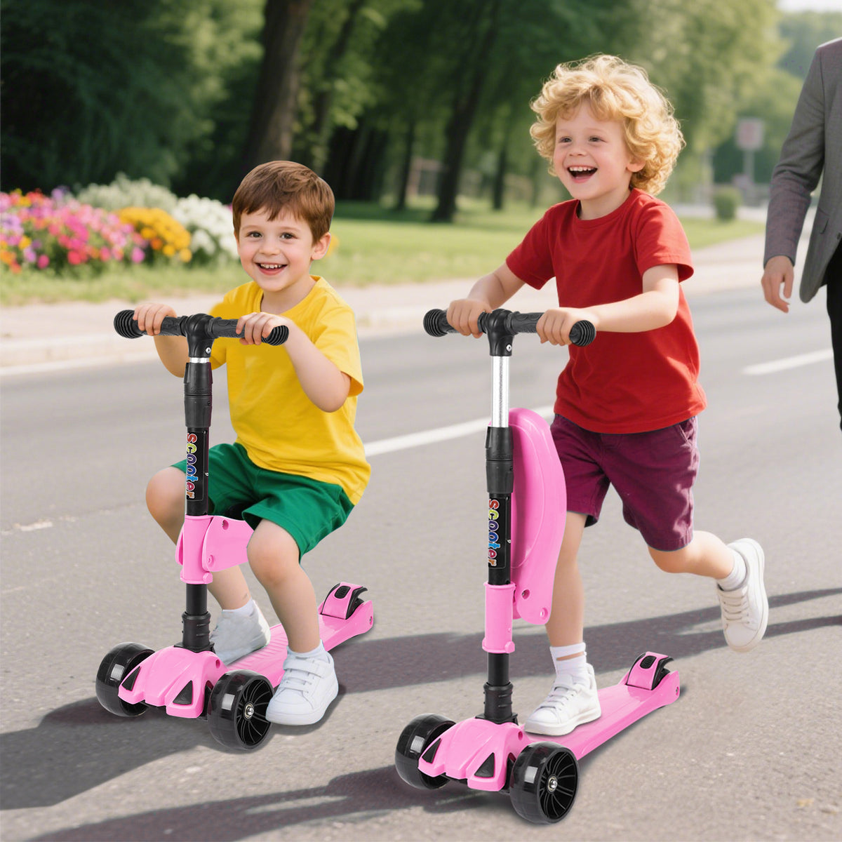 SwiftRide - Kinder Roller mit LED Rädern