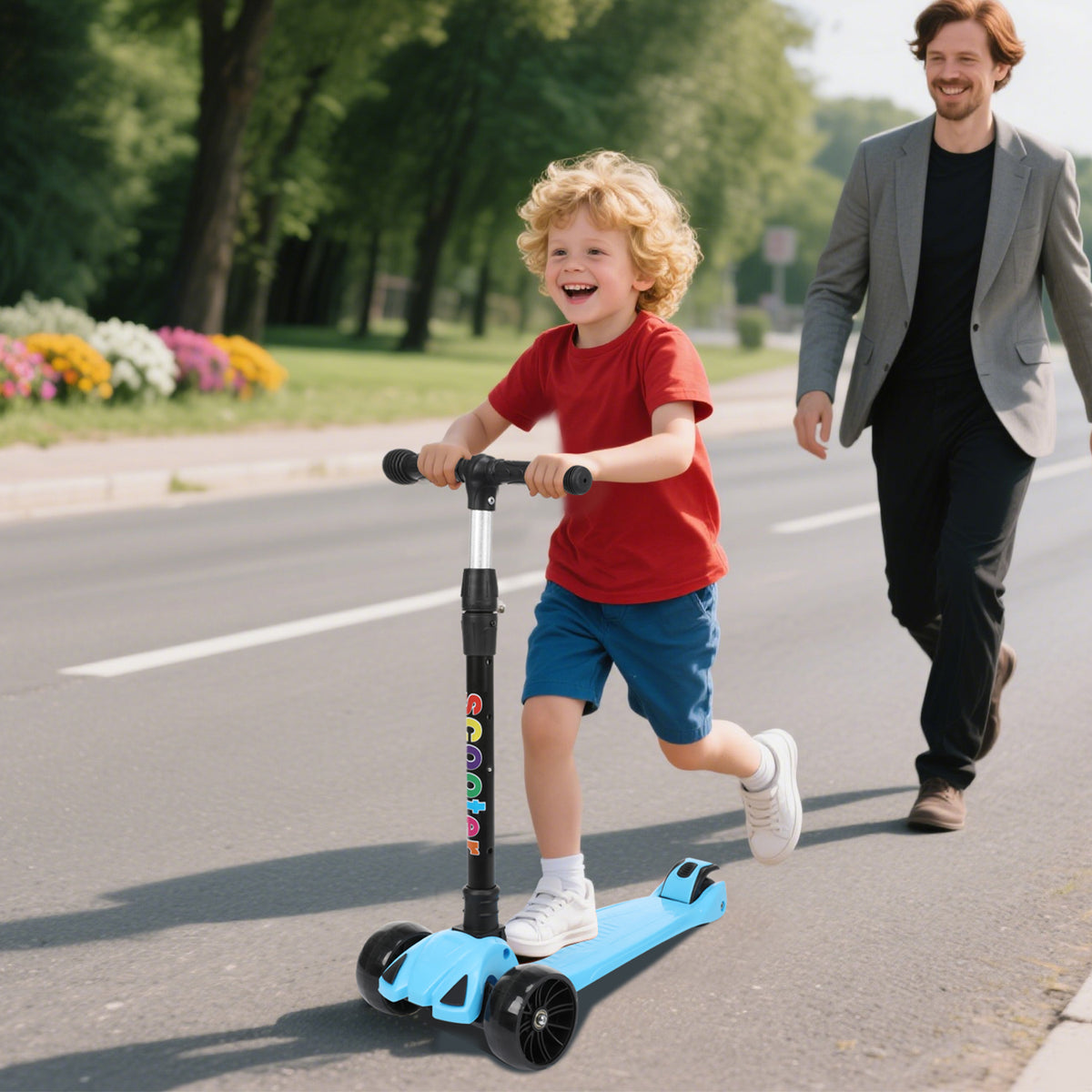 SwiftRide - Kinder Roller mit LED Rädern