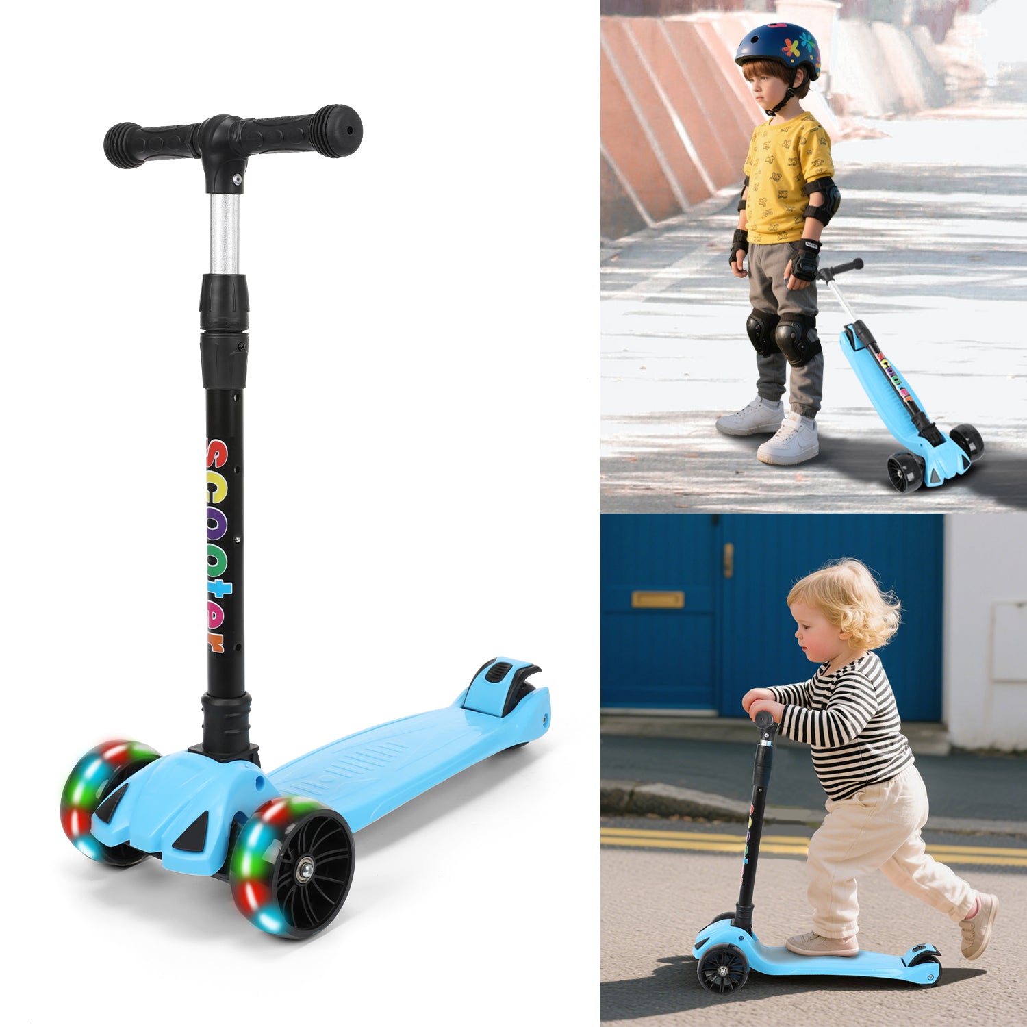 SwiftRide - Kinder Roller mit LED Rädern