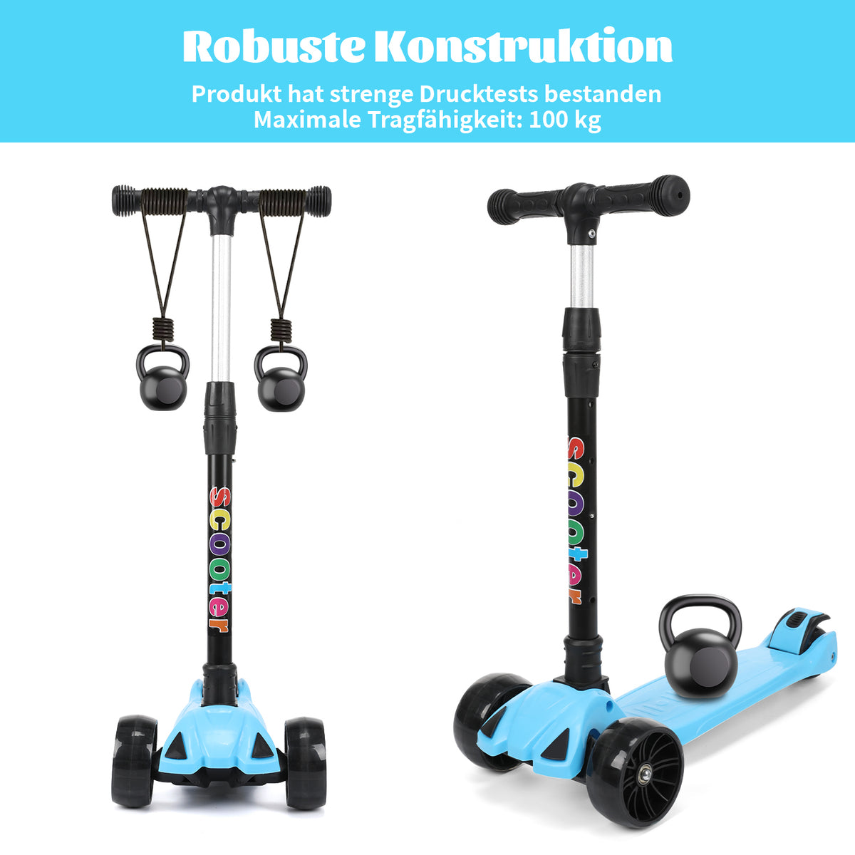 SwiftRide - Kinder Roller mit LED Rädern