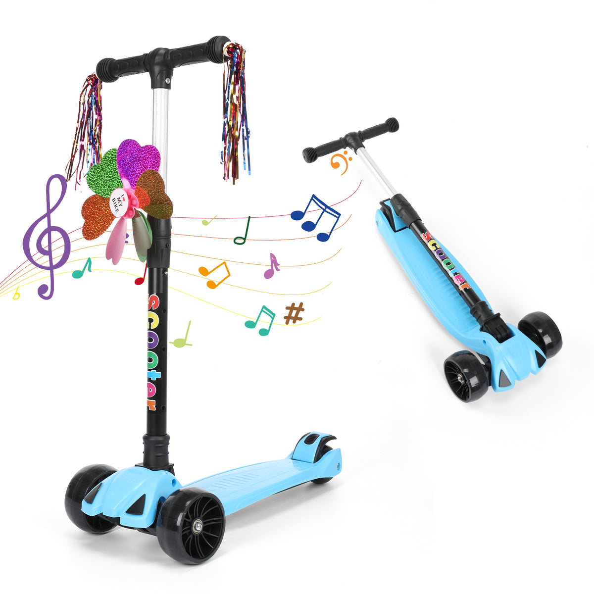SwiftRide - Kinder Roller mit LED Rädern