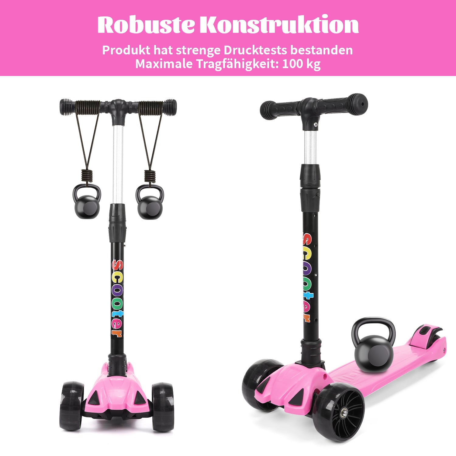 SwiftRide - Kinder Roller mit LED Rädern
