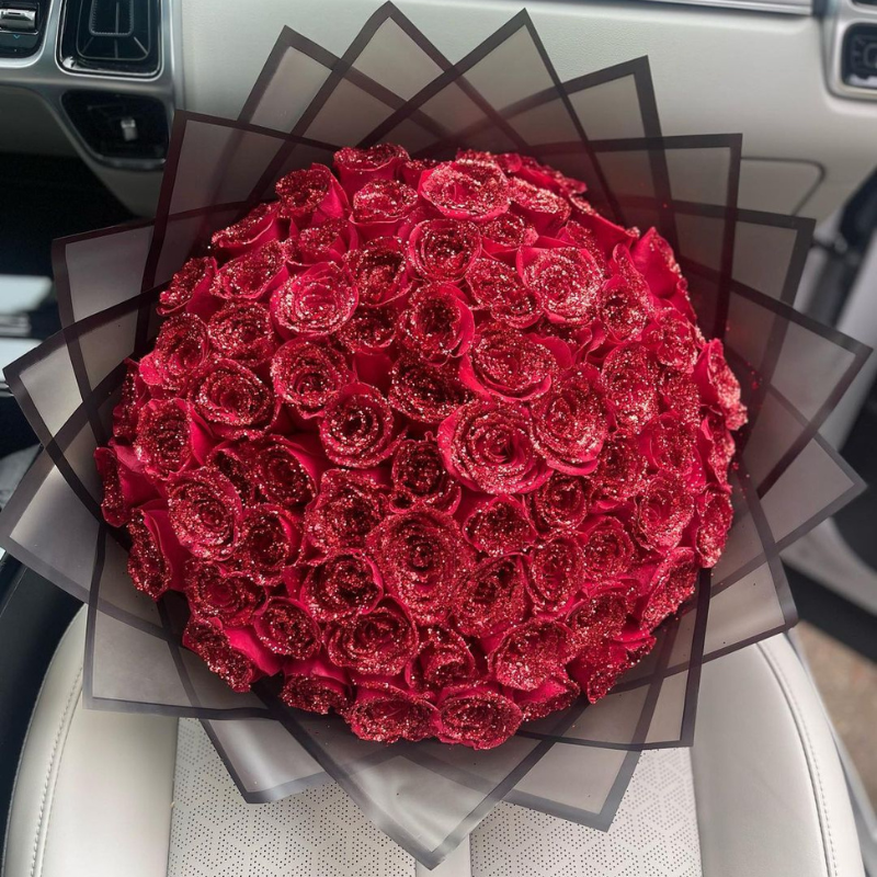 Eternal Spark Glitter Rosen