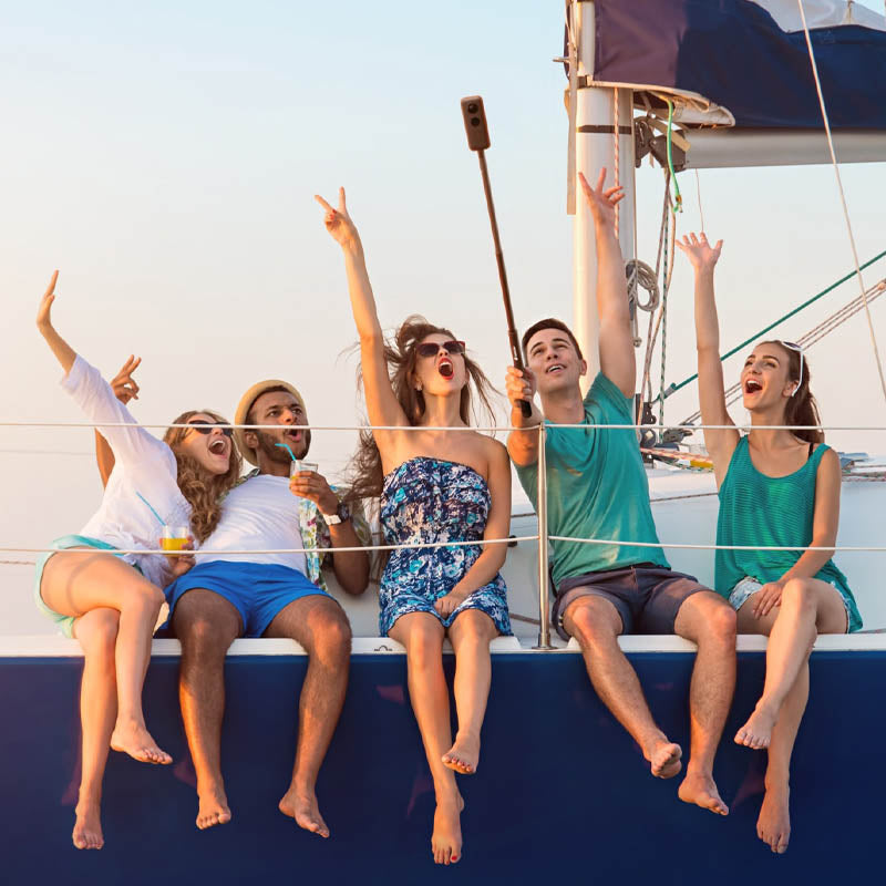 Unsichtbarer Selfie-Stick aus Kohlefaser