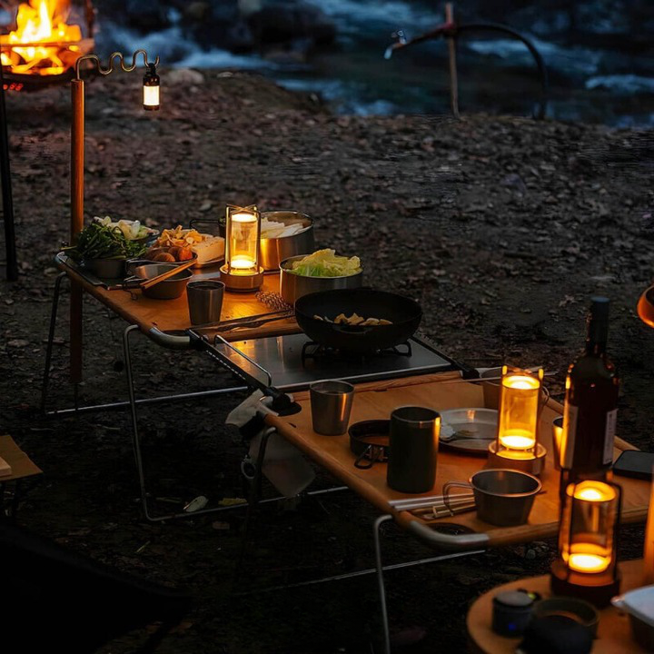 LuminaGlow - Luxaura LED Tischleuchte kabellos