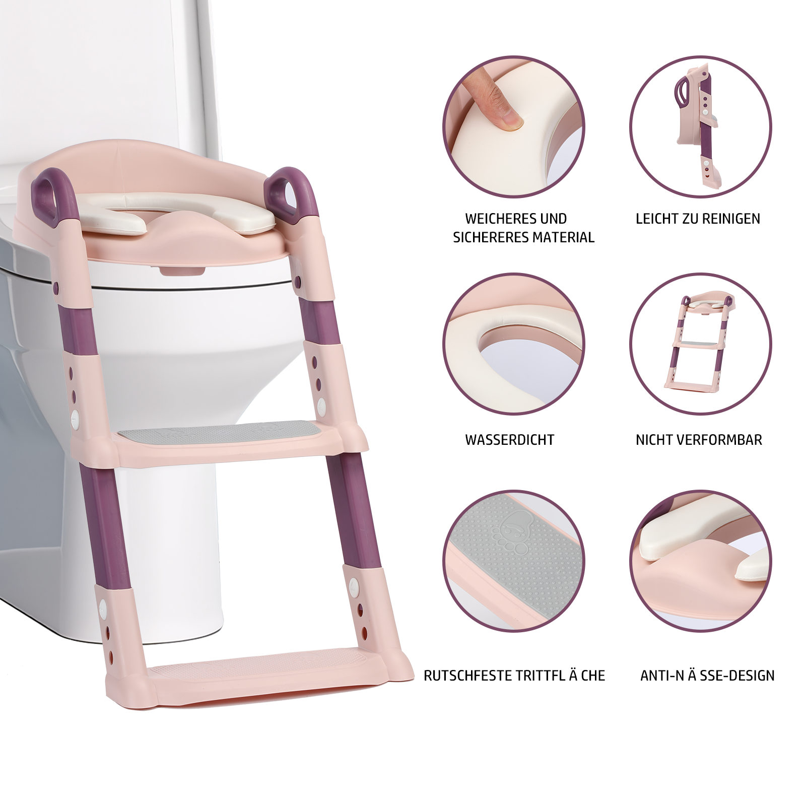 TippySteps - Kindertoilette mit Treppe