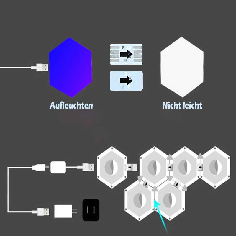 Nanoleaf Modulare LED-Sechseck-Leuchten