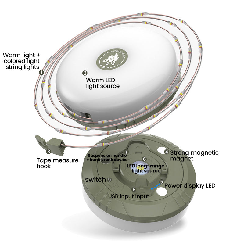Lichterkette für den Außenbereich, 10 m