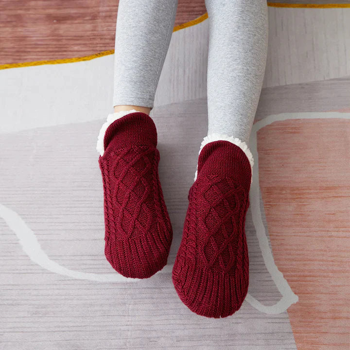 CloudStep - Rutschfeste Hausschuh-Socken