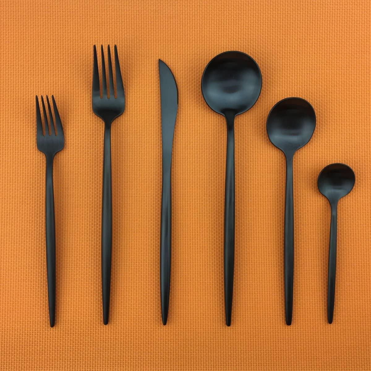 LuxeTable Wesentliche - 36-teiliges Besteckset aus Edelstahl