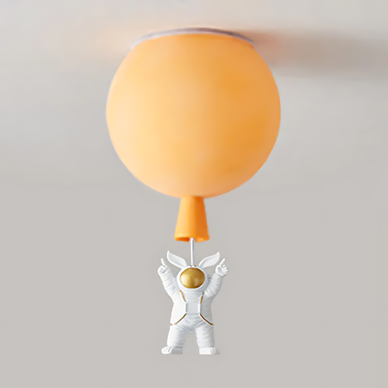 CosmoGlow Astronaut Licht - LED-Deckenleuchte mit Weltraumthema