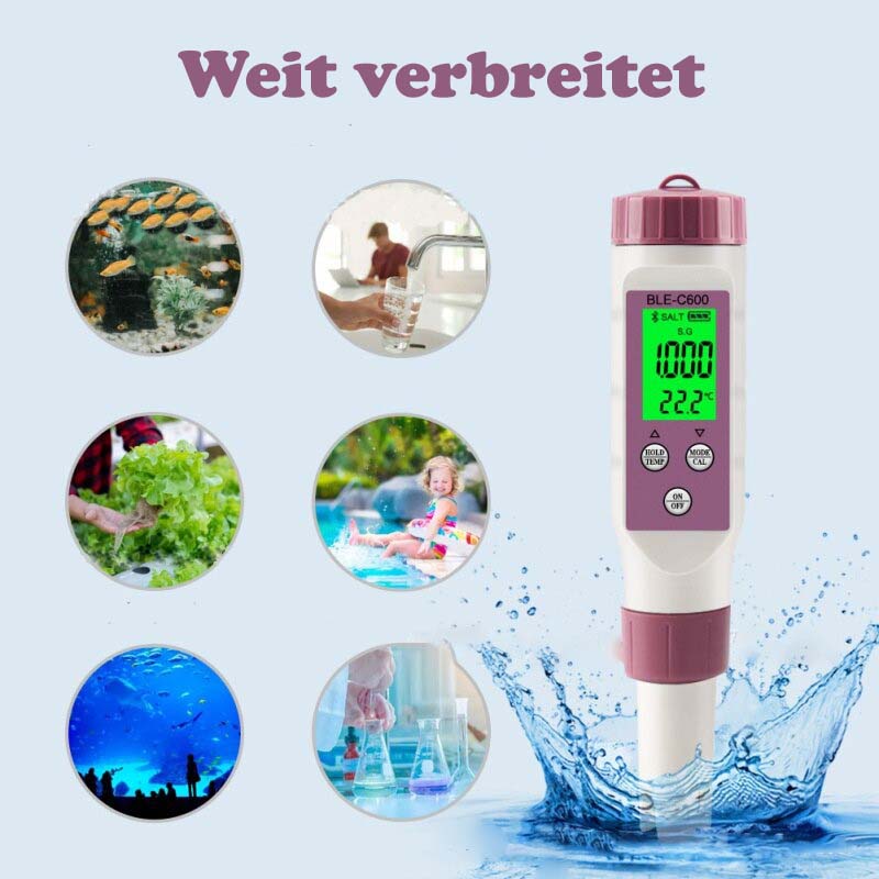 AquaSense Pro - Intelligenter Poolwasser-Analysator
