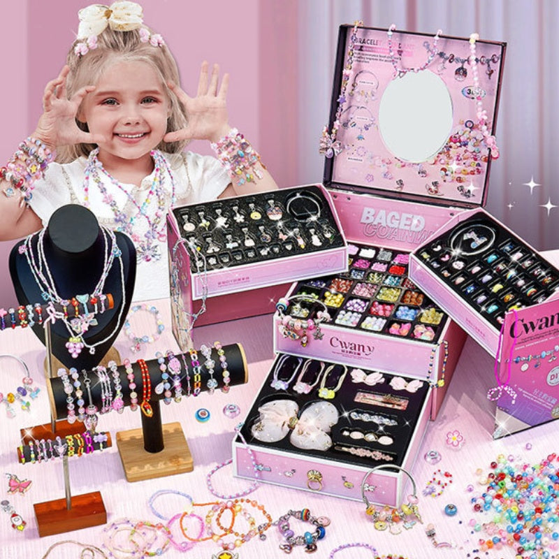 TwinkleCharm Kristall-Schmuckset für Mädchen