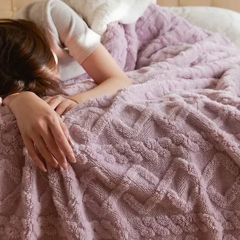 WarmHaven Decke - Winterdecke aus Lammwolle