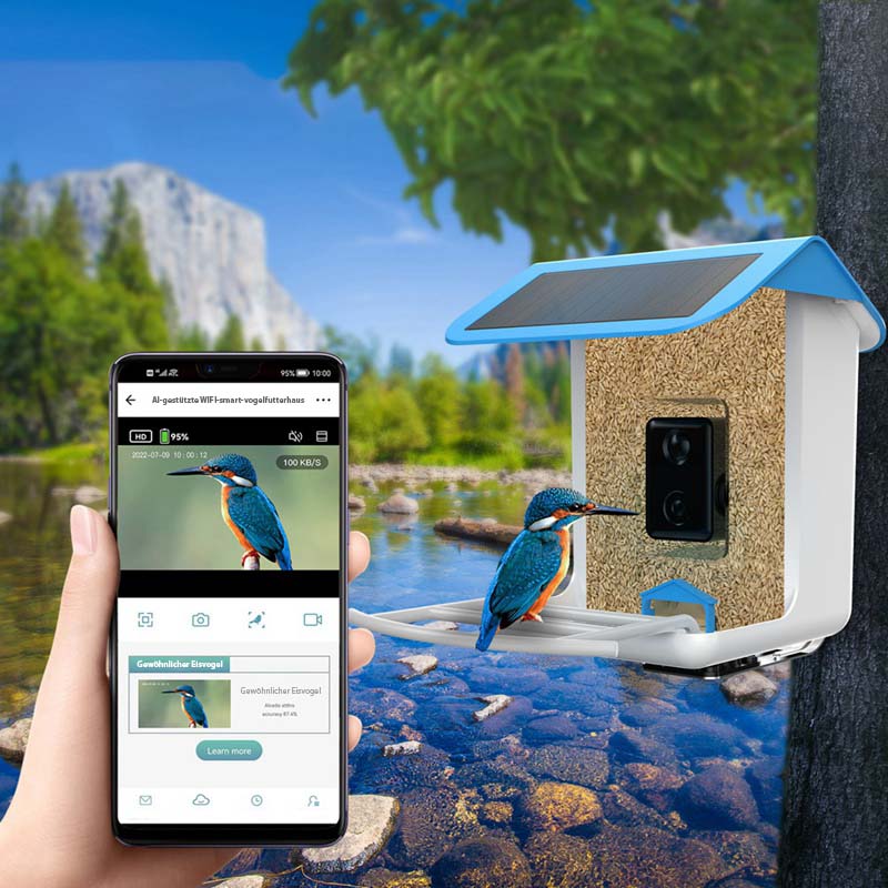 BirdVision AI Smart Feeder mit Kamera & WIFI