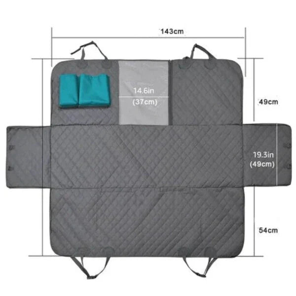 FurJourney - Rücksitzbezug für Hunde