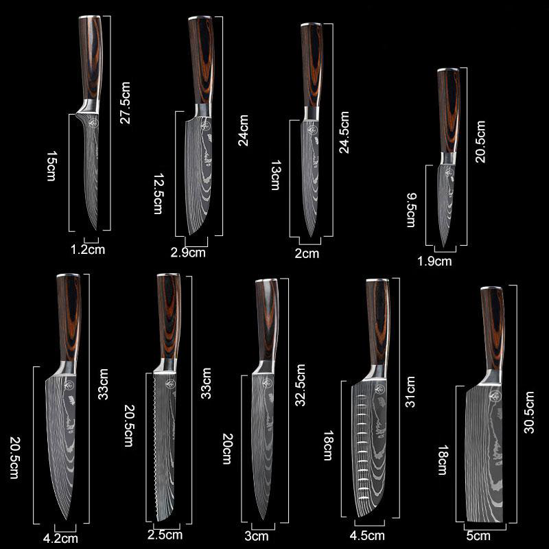 SharpEdge Elite - Professionelles Kochmesserset