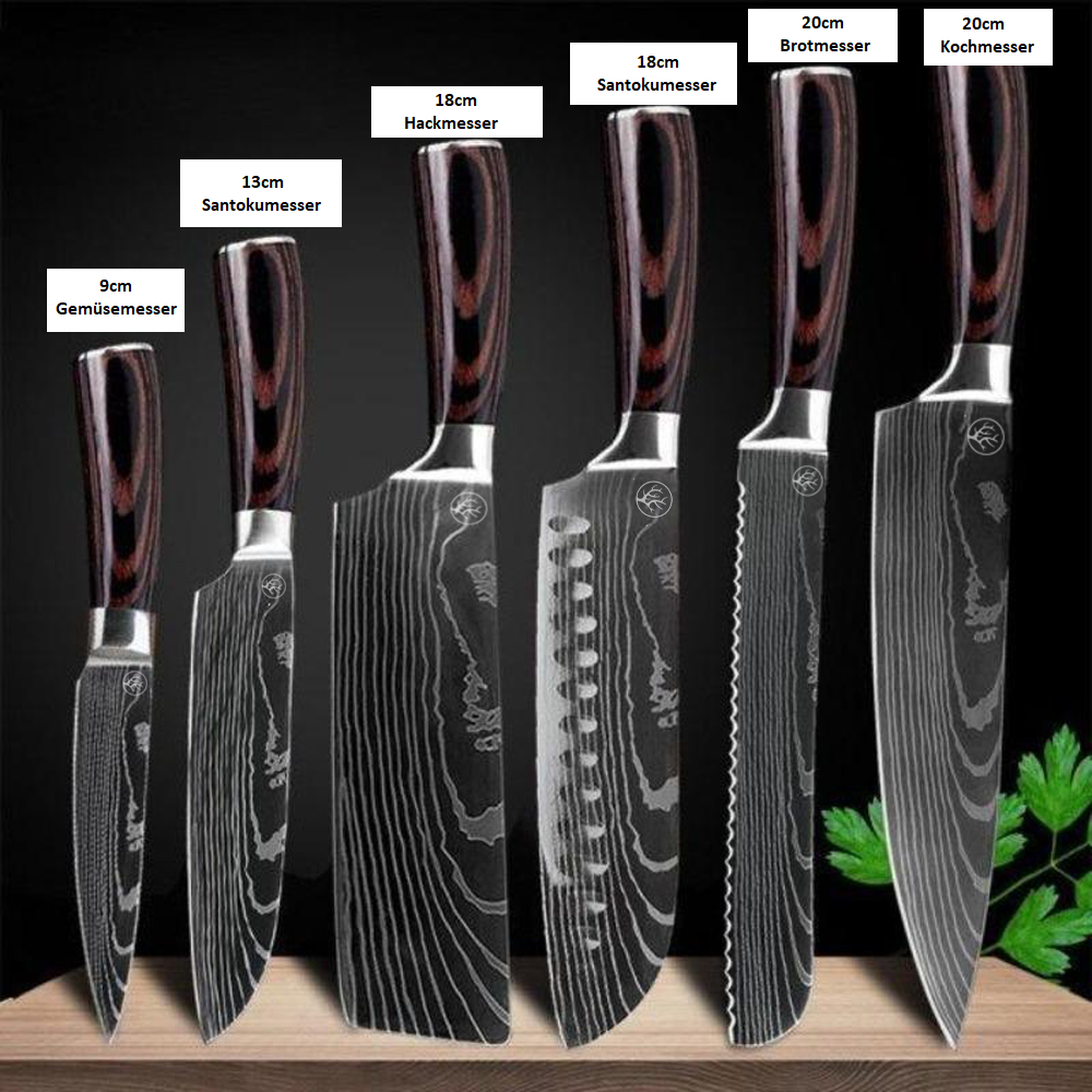 SharpEdge Elite - Professionelles Kochmesserset