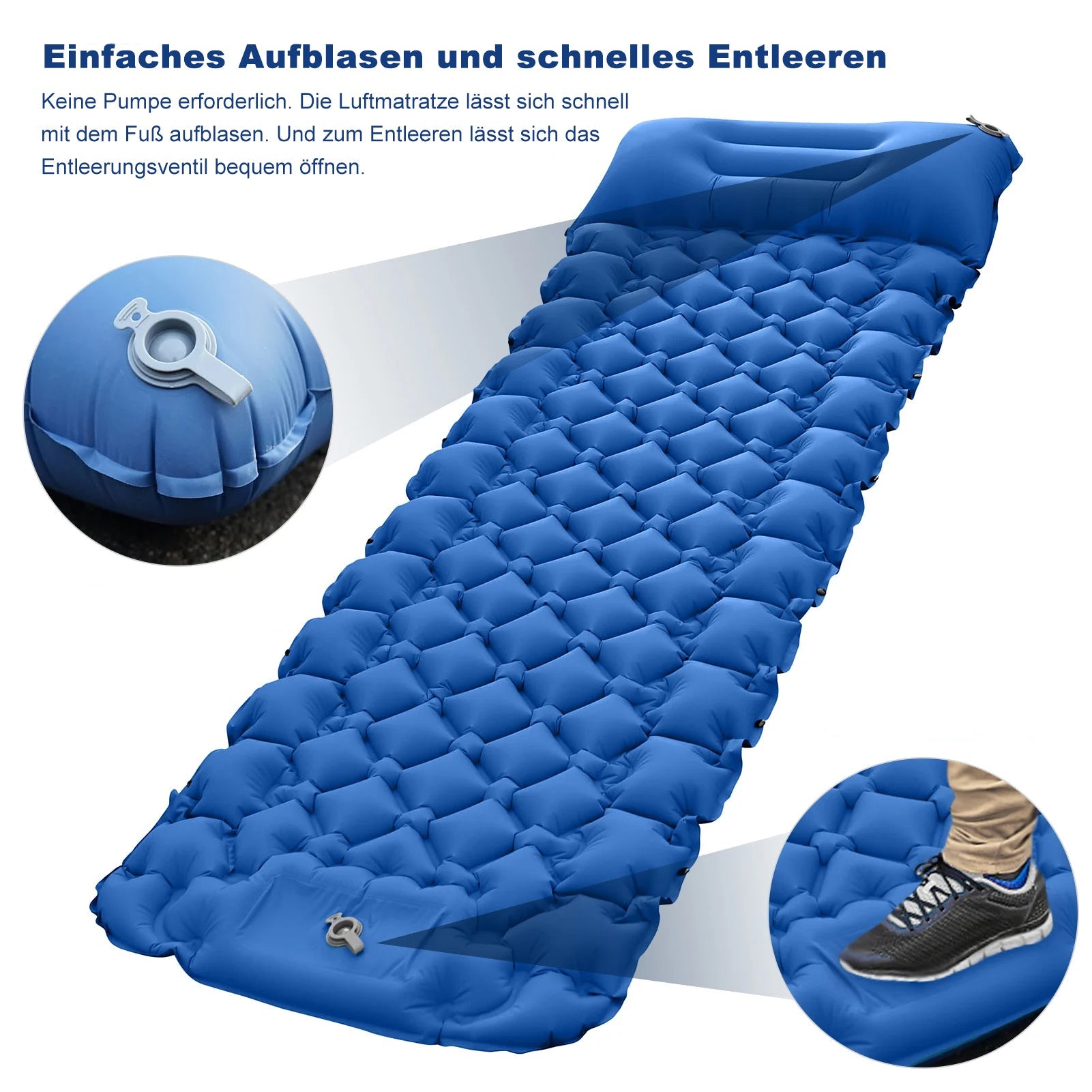 AdventureEase - Selbstaufblasbare Schlafunterlage