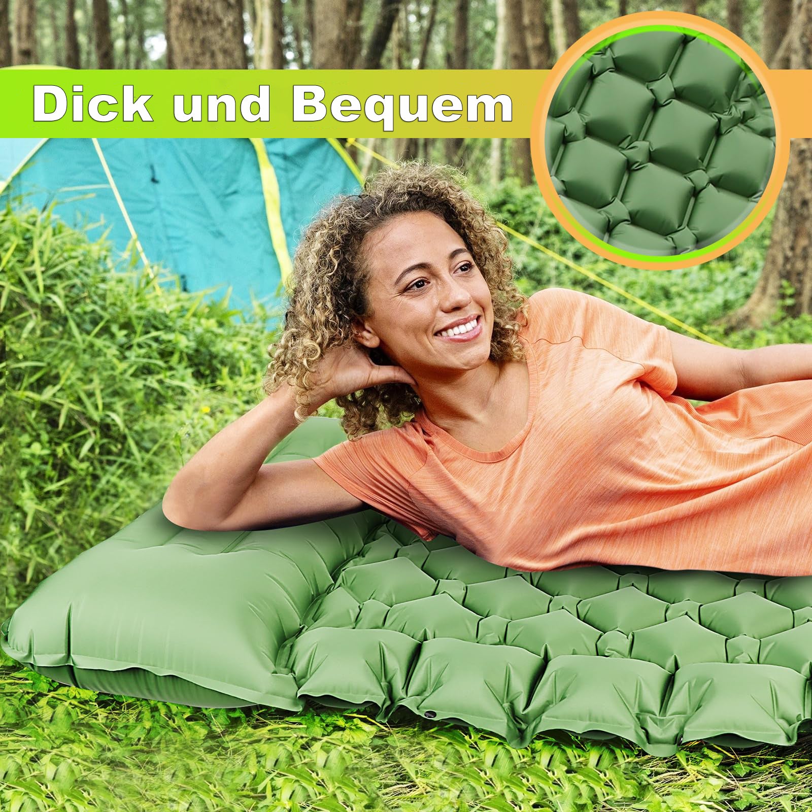 AdventureEase - Selbstaufblasbare Schlafunterlage