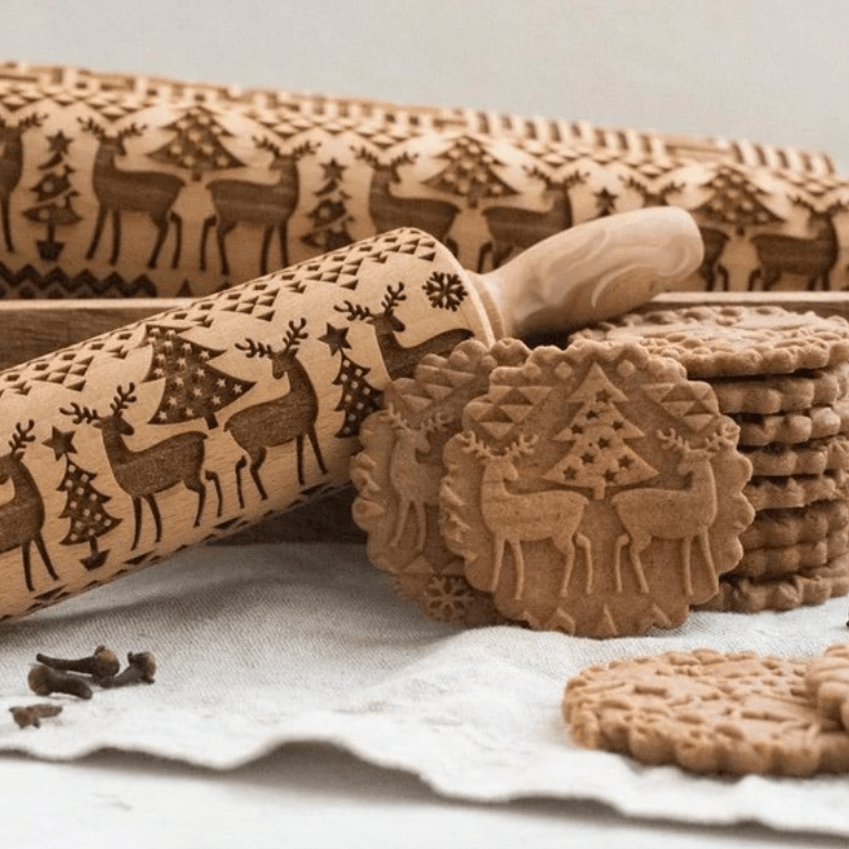 DesignMaster Geprägter Nudelholz