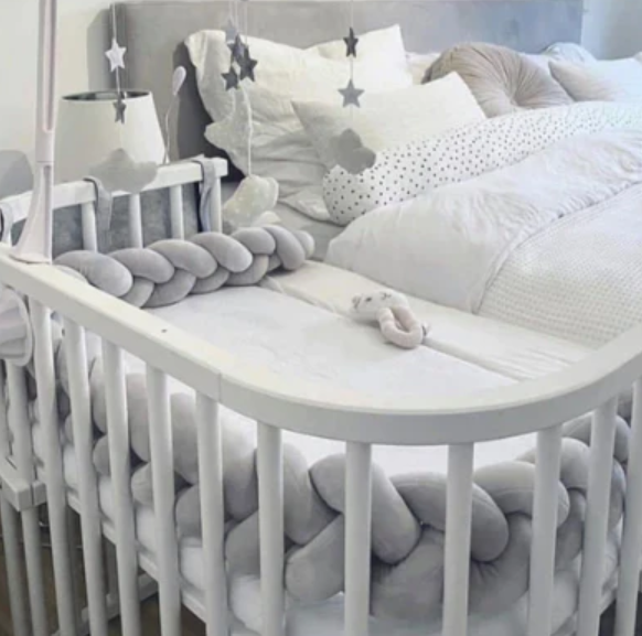 SleepSafe Baby Krippe Geflecht - Baby Krippe Stoßstange