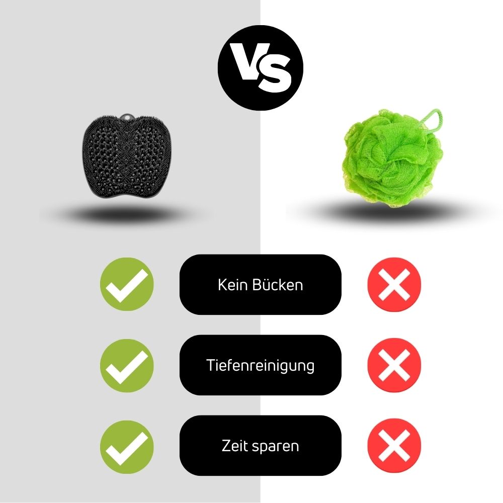 FreshReach - Rücken- und Fußschrubber für die Dusche